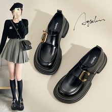 奥古狮登乐福鞋女2023年新款夏季网红韩版玛丽珍单鞋日系jk小皮鞋