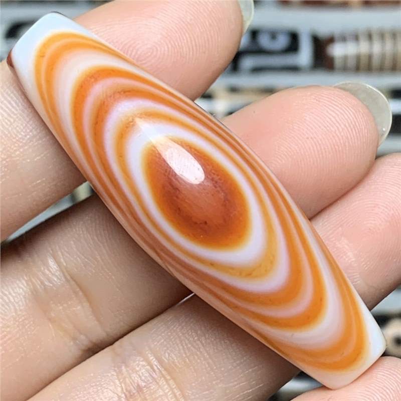 一物一图 天然缠丝玛瑙天眼一眼天珠吊坠男女文玩饰品 独此一颗