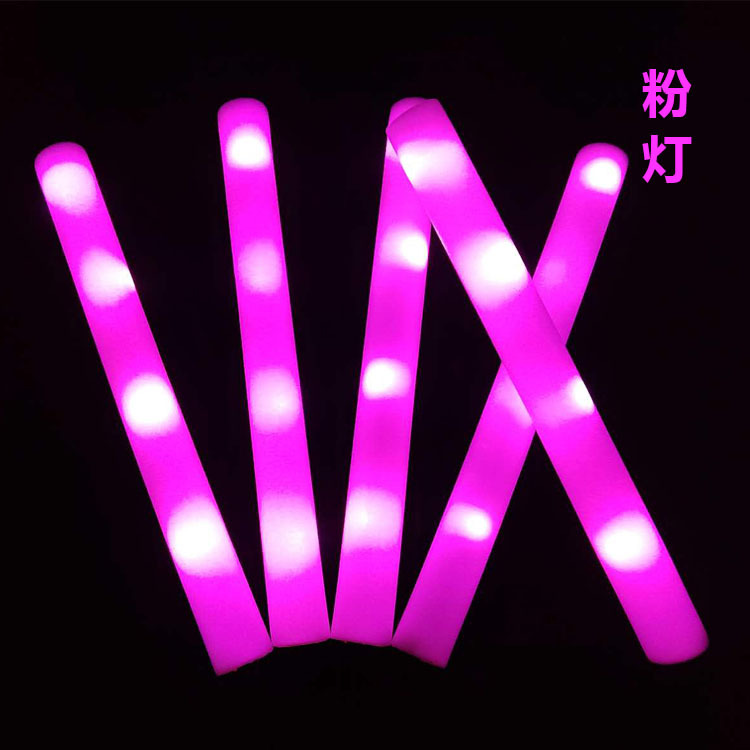 Colorful Sponge Foam Light Stick Concert Support Glow Stick Bar Performance Large LED Glow Stick Props