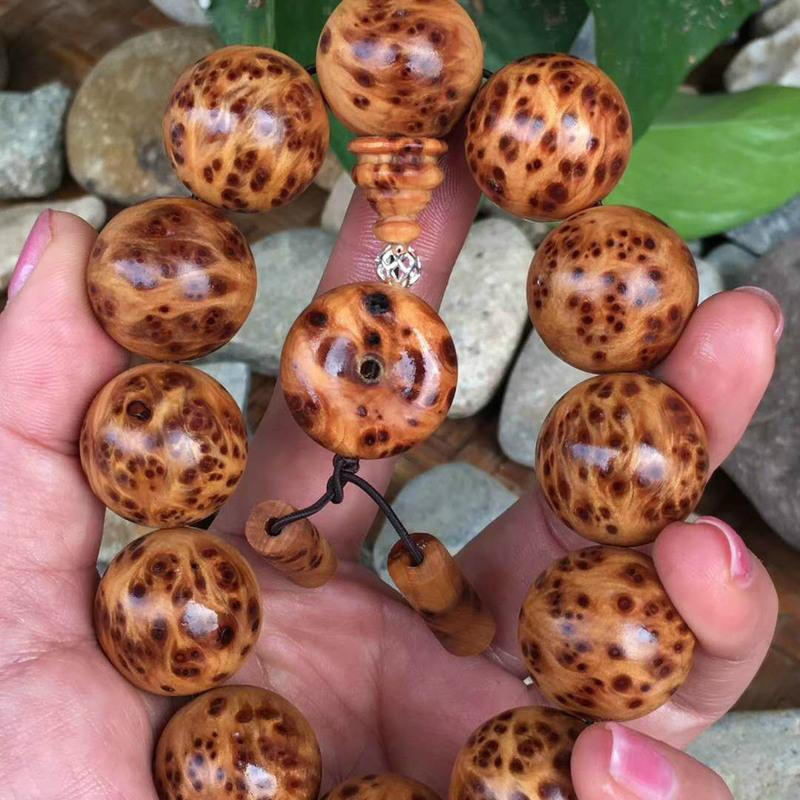 满瘤疤雀眼老料高油佛念珠.红木文玩男女士手链-阿里巴巴