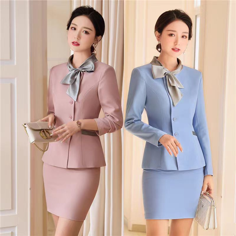 月子中心工作服女高端酒店制服服务员工衣养生师服装美容店工装潮