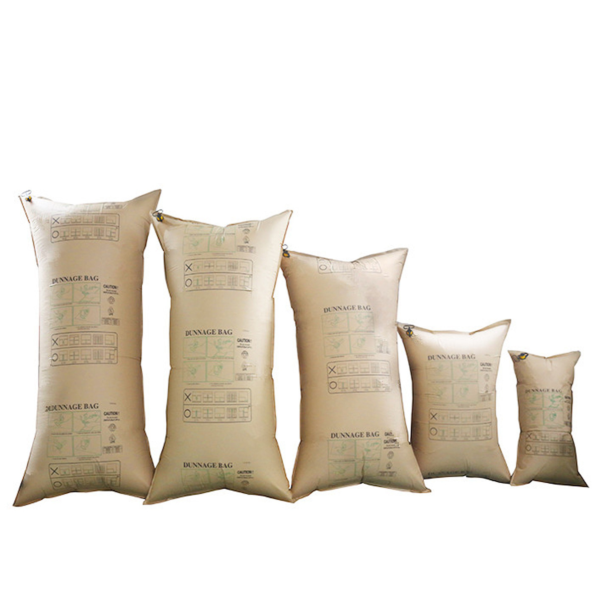 集装箱充气袋填充袋牛皮纸气泡袋货柜防倒气垫空隙填充缓冲气囊袋