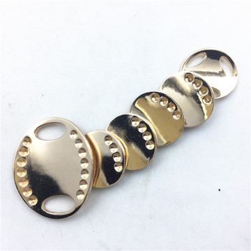 女鞋链条闪光片 外贸欧美紧束带金属装饰品 捆绑式连体衣五金饰品