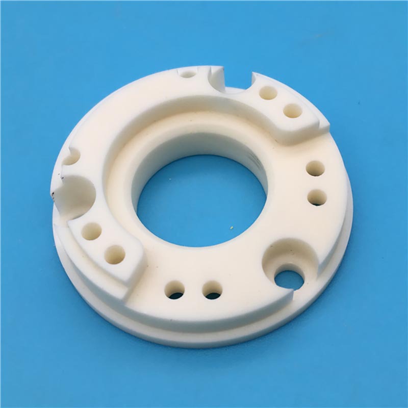 氧化铝陶瓷垫圈陶瓷圆环加工多孔陶瓷圆环定做深圳陶瓷环加工