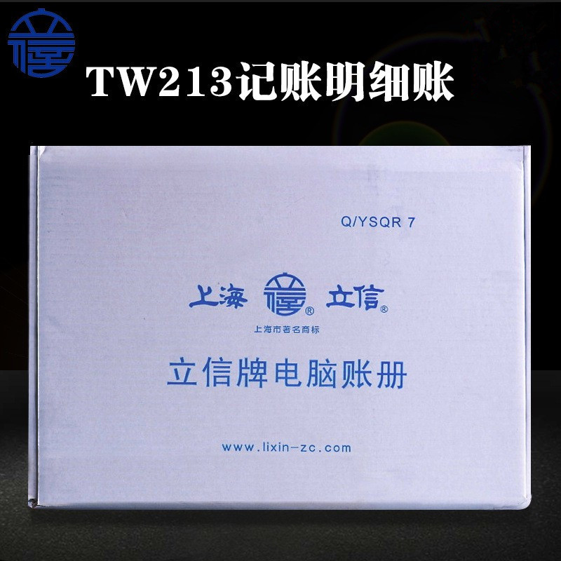 立信账本帐页系列针式打印电脑套打账册外币双币总分类日记明细账