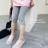 summer Explosive money letter CUHK Leggings Exorcism Thin section modal Embroidery baby clothes