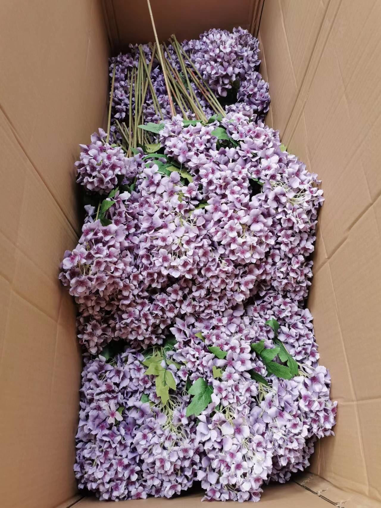 新款仿真白色宝塔绣球 焦边大宝塔绣球 绿色渐变绣球花婚礼假花批