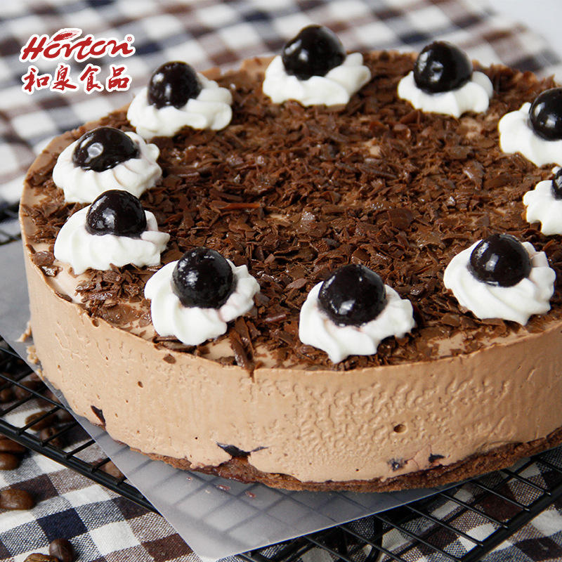 黑森林慕斯蛋糕巧克力西式糕点咖啡厅下午茶甜品8英寸冷冻蛋糕