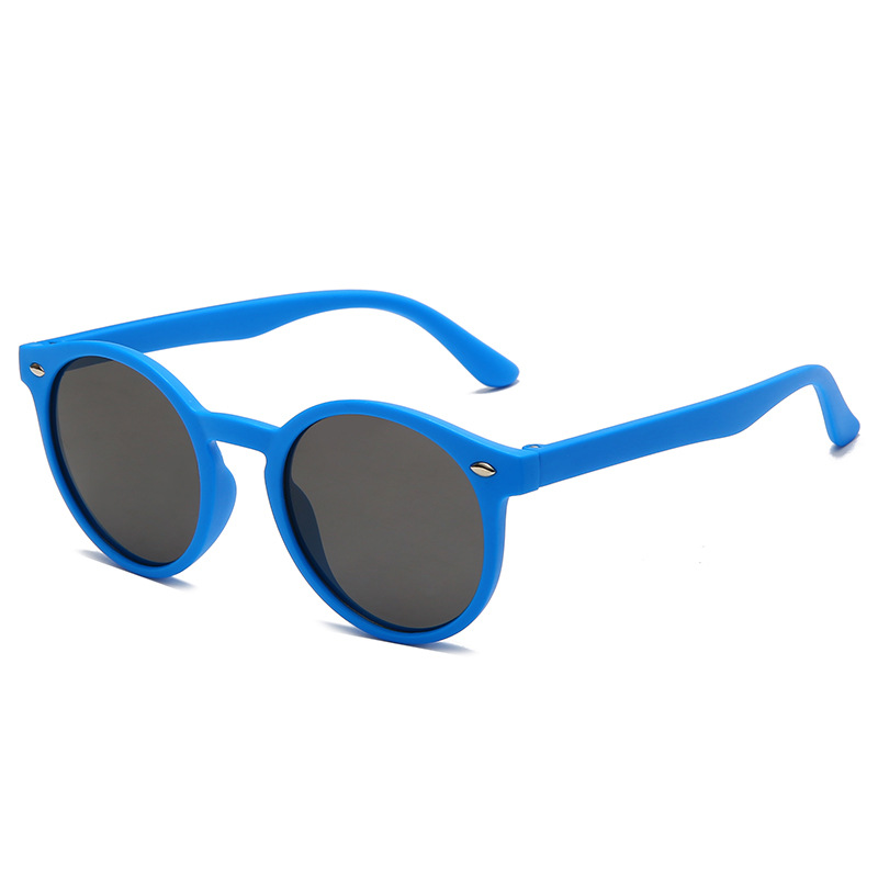 New Children's Fashion Silicone Sunglasses Men and Women Baby UV Protection Polarized Sunglasses Cute Decorative Goggles