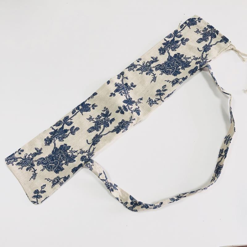 gju8长柄雨伞袋背带便携伞套中国风油纸伞套青花瓷布袋子长柄伞袋