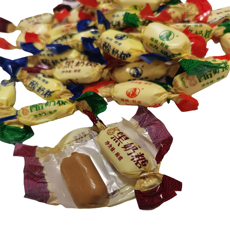 内蒙古特产年货奶糖500g塔拉额吉奶糖酪奶糖老奶糖黑奶糖糖果散装