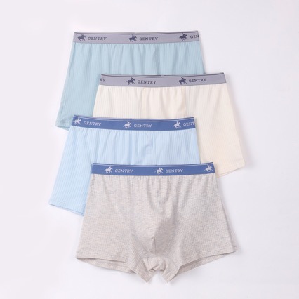 厂家批发青少年四角内裤精梳棉发育期男孩高中生初中生平角裤裤头