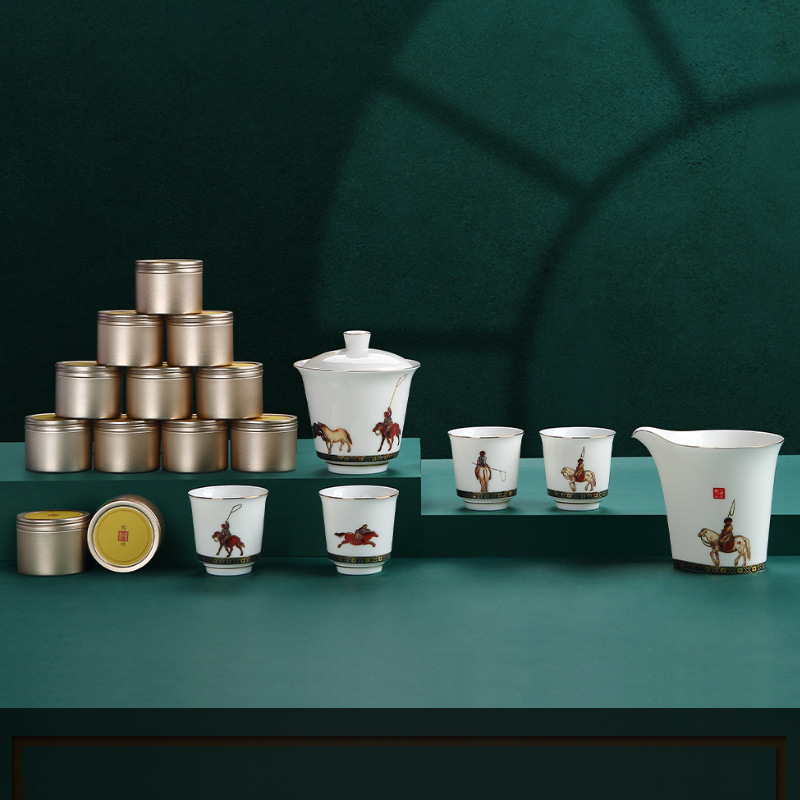 茶具小罐茶茶饼礼盒套装礼品开业随手礼高档商务礼品送客户领导