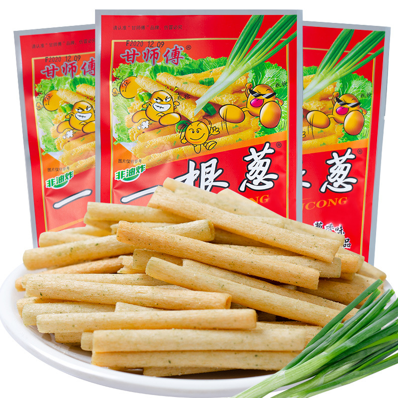甘师傅一根葱零食15g*80大礼包8090后怀旧小吃休闲食品薯条旗舰
