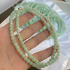 Myanmar Emerald pit Ice waxy kind Light green Bead Extension Necklace Manufactor wholesale certificate