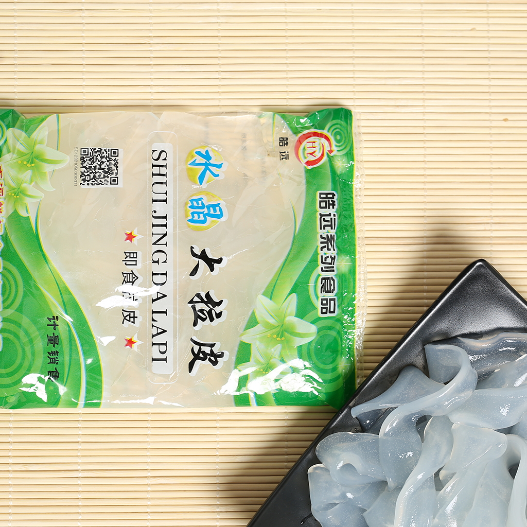 东北大拉皮手工凉拌粉皮凉皮凉粉鲜湿即食水晶土豆粉10袋包邮