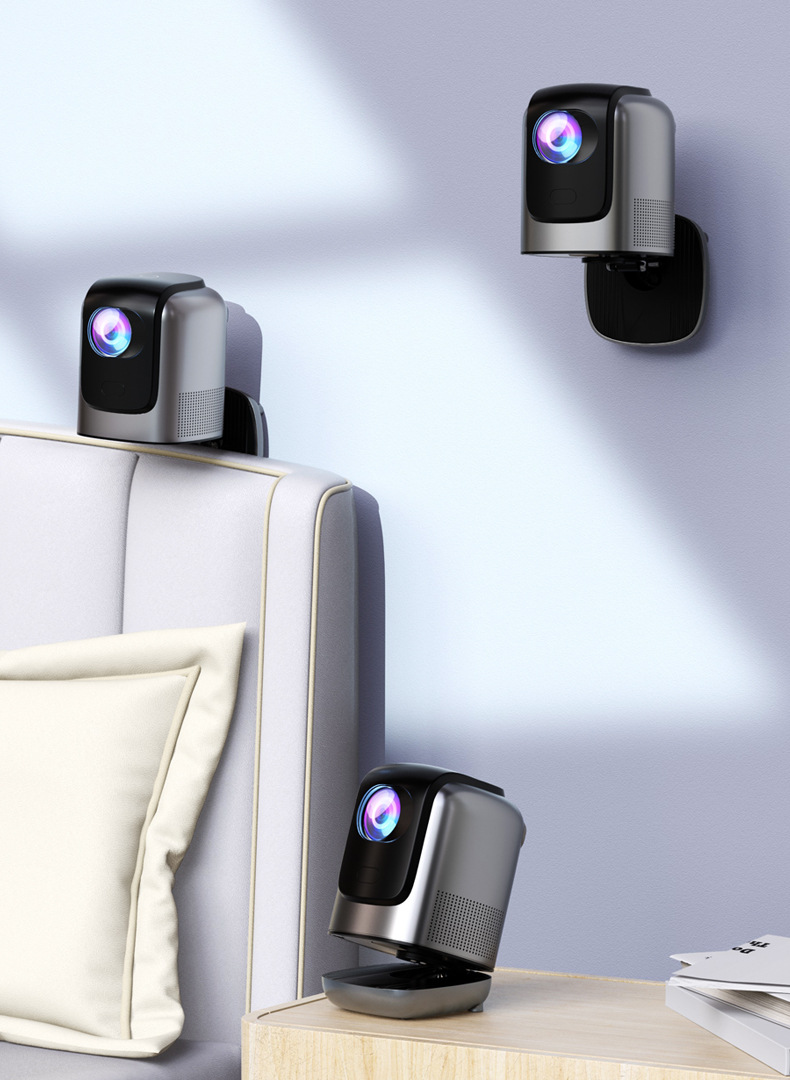 2024新款家用迷你便携投影仪超清4k智能系统无线投屏小型投影机