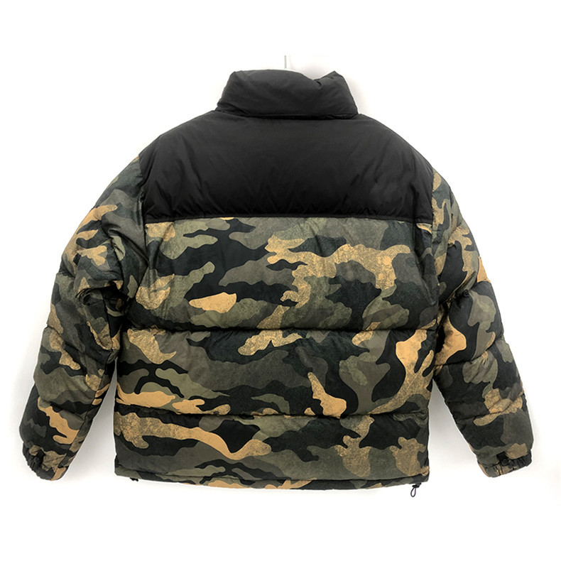 北方韩面包服迷彩1996羽绒服白鸭绒加厚保暖户外男女同款九色批发