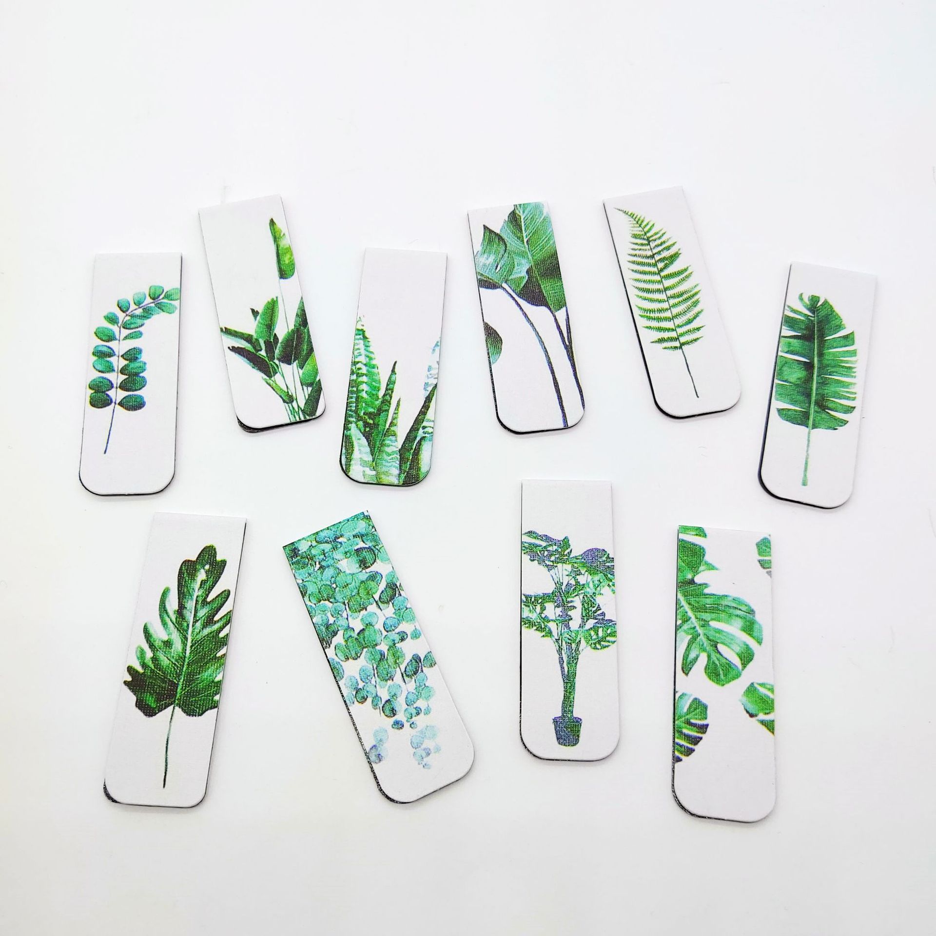 定制小清新绿植磁性书签卡通可爱动物软磁书签创意礼品迷你书夹子