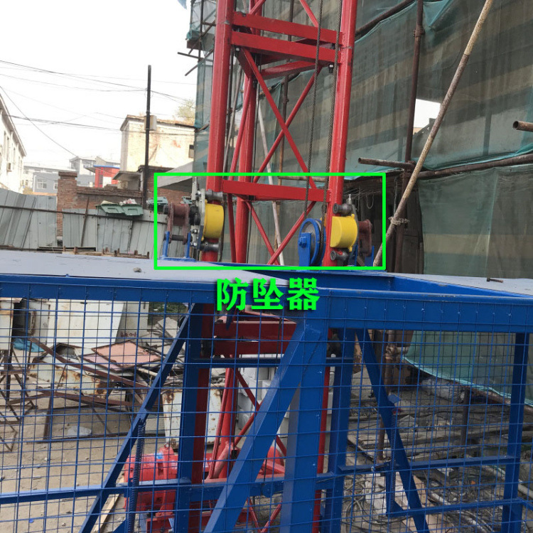 建筑工地用单吊笼提升机 ss型1t物料提升机 中低层楼房自动上料机