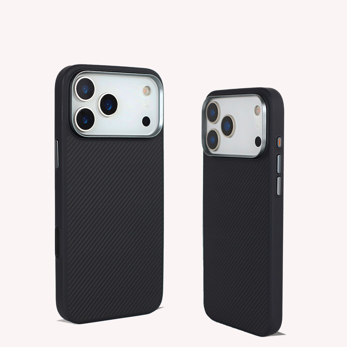 适用苹果17凯夫拉套啤TPU手机壳iphone17pro全包磁吸四包保护套