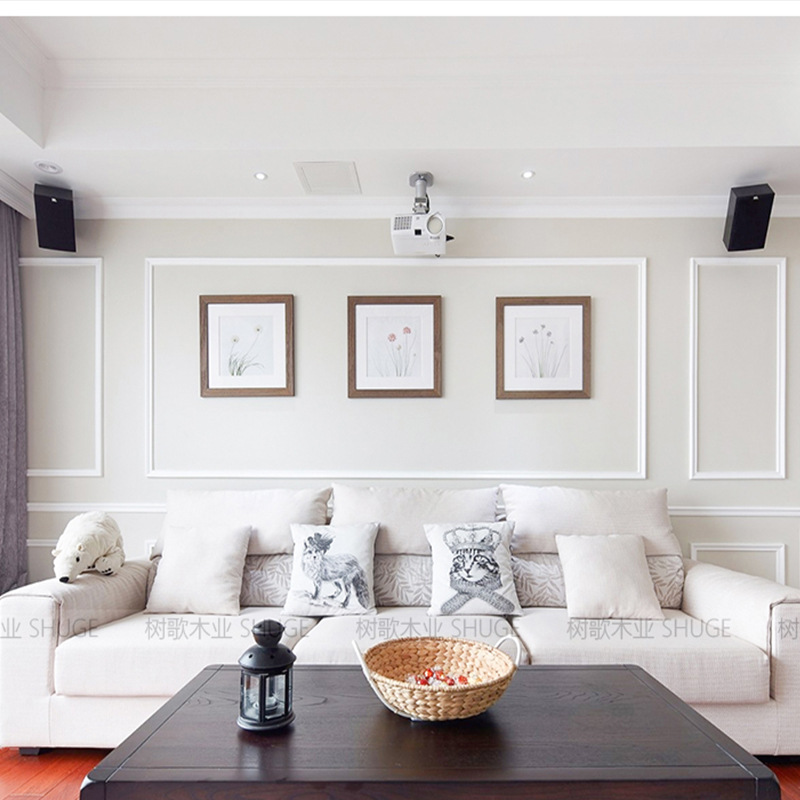 墙面装饰条自粘木线条石膏线软相框线条电视沙发玄关背景墙边框