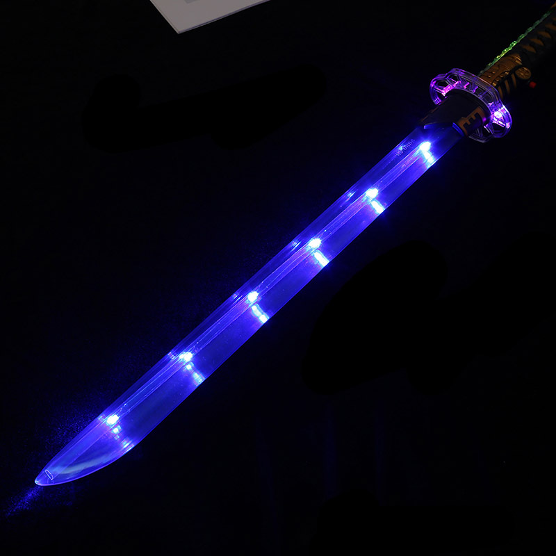 76cm Luminous Sword Boy Sound Flash Knife Toy Night Market Stall Toy Wholesale Large Sound and Light Laser Sword