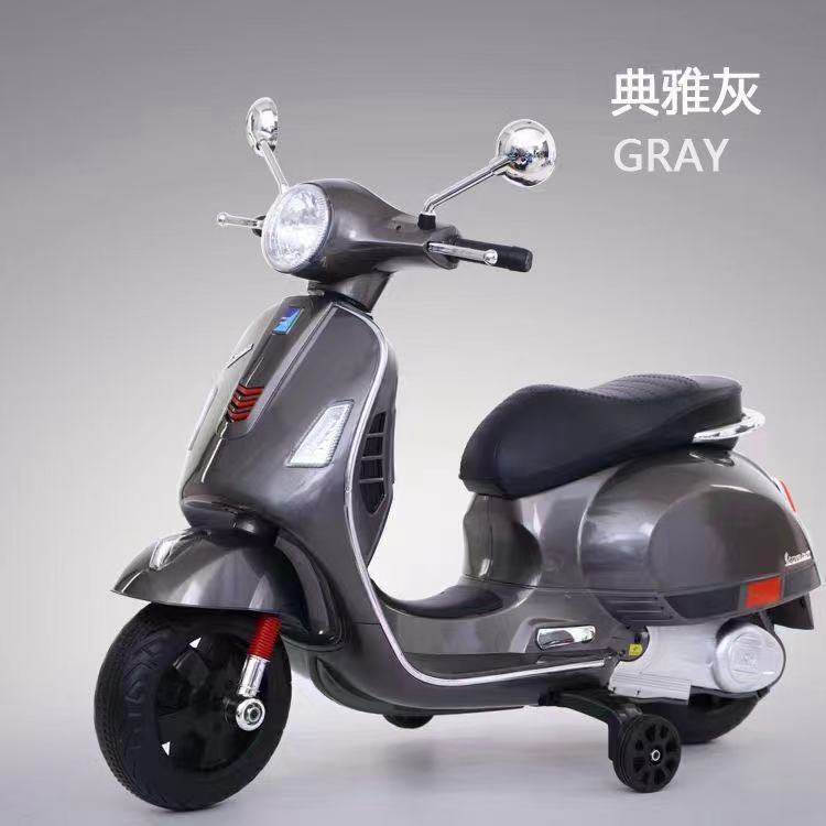 新款儿童电动摩托车带辅助轮男女宝宝可坐带遥控可充电电瓶童车