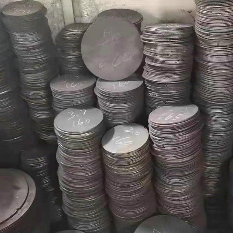 建筑施工桩芯铁饼 工程地桩圆形冷轧板桩芯铁饼盖板水泥桩帽