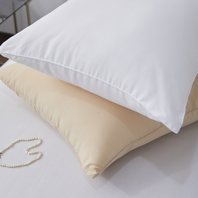 Cotton Milk Fiber Pillow Core Hotel Single Pure Cotton Feather Silk Cotton Shu Pillow