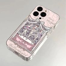 粉色芭蕾女孩适用iPhone15promax苹果14手机壳12/13少女心11工厂x