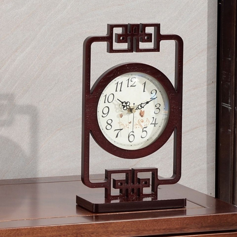 落地钟复古座钟台钟客厅桌面中式大台式坐钟古卧室摆件时钟亚马逊