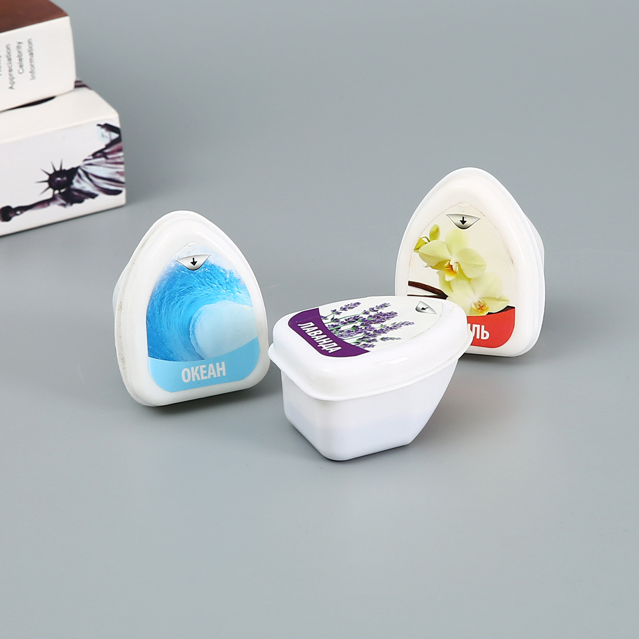 厂家批发空气清新剂固体香膏香薰家用厕所卫生间除味清香剂