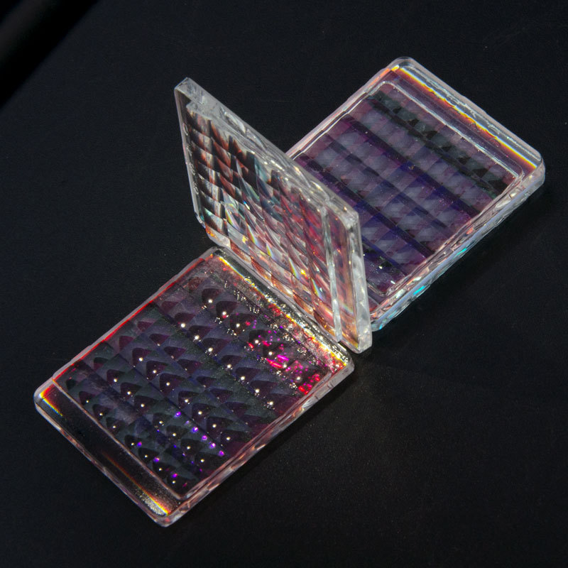 【南阳瑞特】光学玻璃透镜 复眼透镜蝇眼透镜30*26*2mm鳞片列阵yc