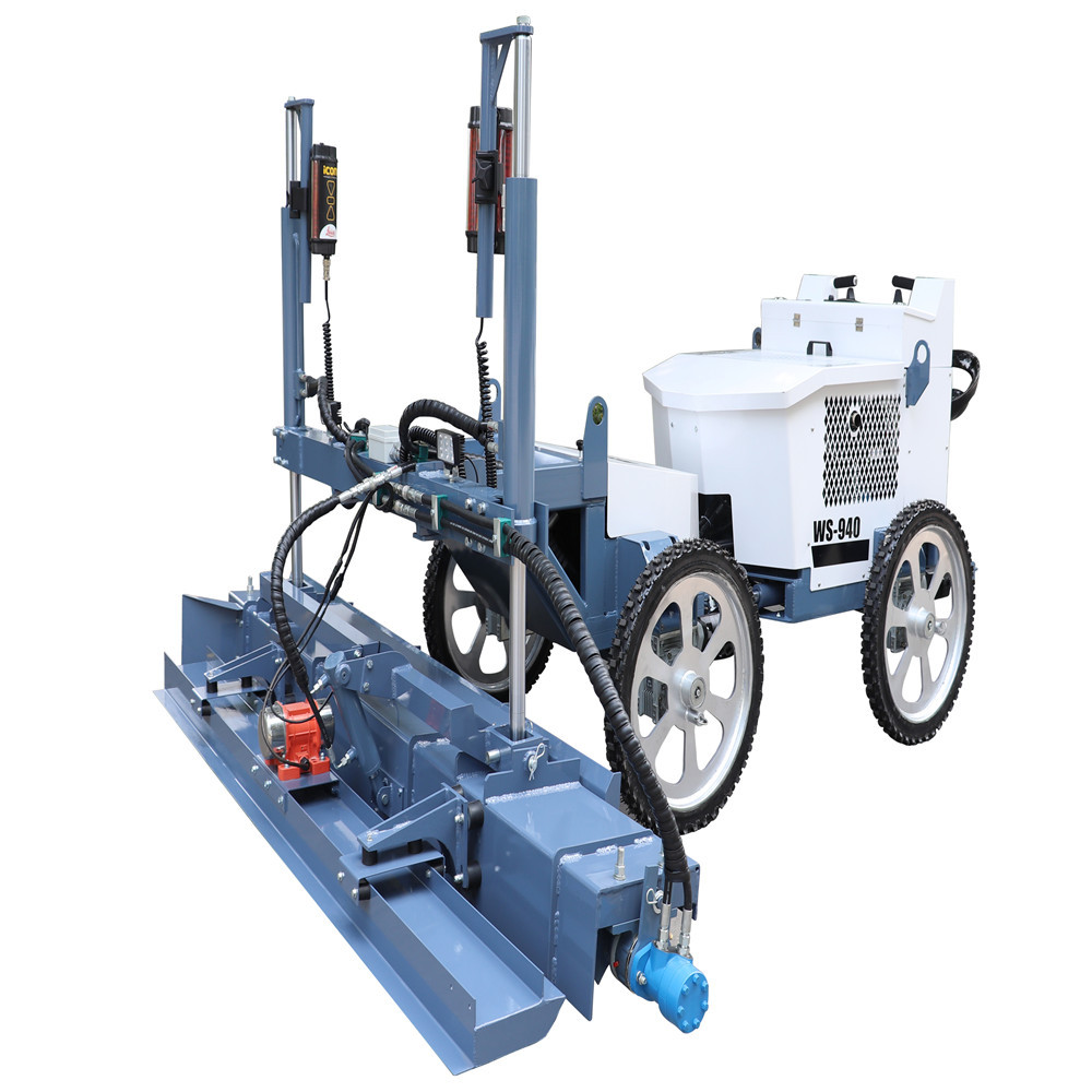 混凝土激光摊铺整平机 水泥混泥土找平机 新款四轮