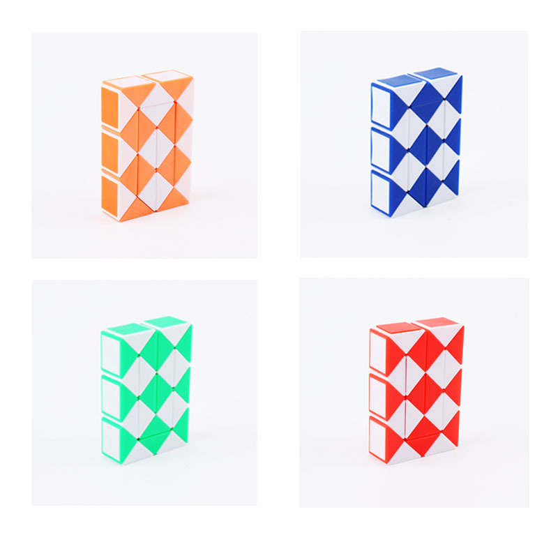 跨境百变魔尺24段折叠长条魔方魔蛇小号魔尺儿童益智玩具工厂批发