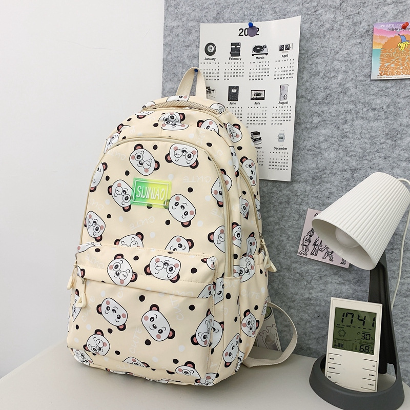2022 New Fresh Schoolbag Female Korean Style High School and College Student Backpack Junior High School Student Simple Middle School Student Backpack
