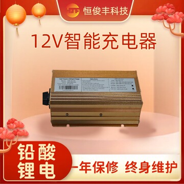 锂电池电动轮椅充电器 电动叉车洗地机智能充电12v24v48v-阿里巴巴