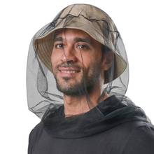 户外露营护头网防蚊面罩网纱头套蚊帐帽子野外钓鱼养蜂戴的