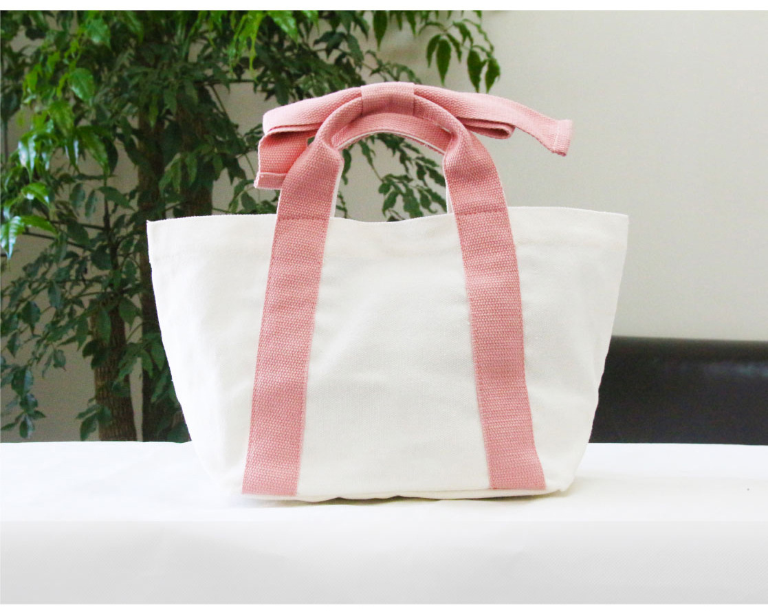 简约纯色小帆布女包手提袋可爱2022帆布收纳包学生午餐袋便当袋子