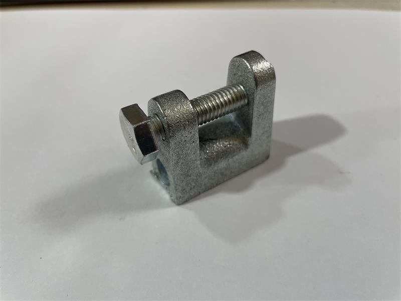 铸铁方形老虎夹c型老虎卡槽钢虎口梁夹装修工矿灯吊装吊顶配件