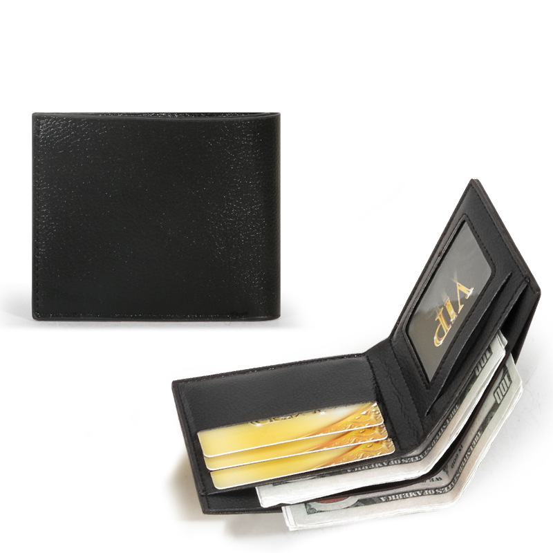 2022 New Cross-Border Supply PU Change Wallet Card Holder Men's Wallet Short Source Factory Wallet Wholesale