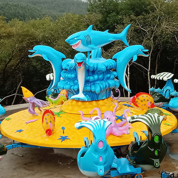 夏季户外娱乐设施激战鲨鱼岛儿童游乐设备游乐场娱乐项目