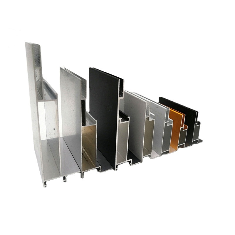 卡布灯箱型材软膜灯箱铝合金边框 包柱铝材 拉布双面灯箱型材传媒