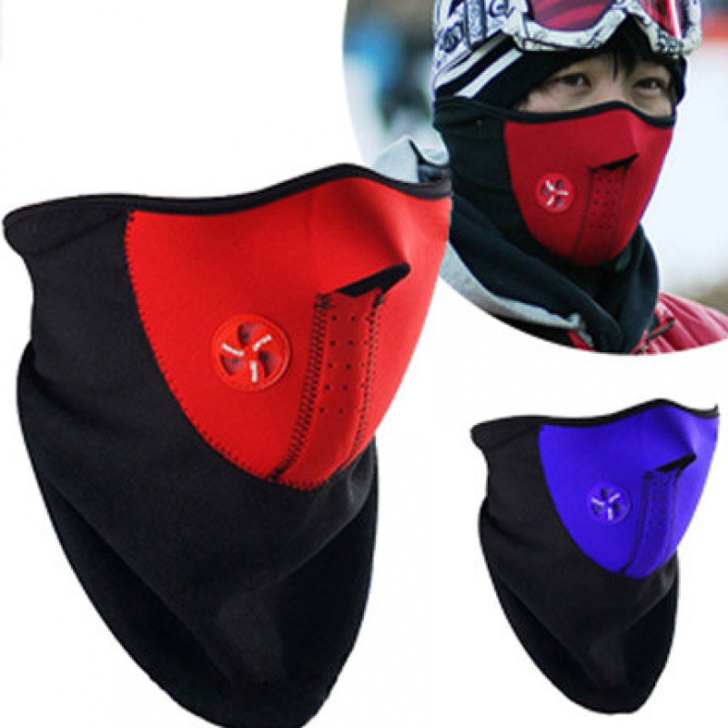 骑行面罩围脖护脸防尘保暖爬山滑雪面罩户外运动防寒护脸加绒口罩