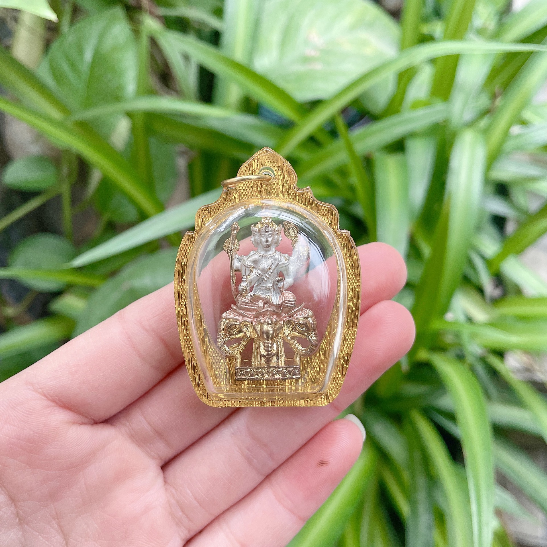 泰国佛牌 泰国特色手工 骑象四面 亚克力壳 可一件代发-阿里巴巴