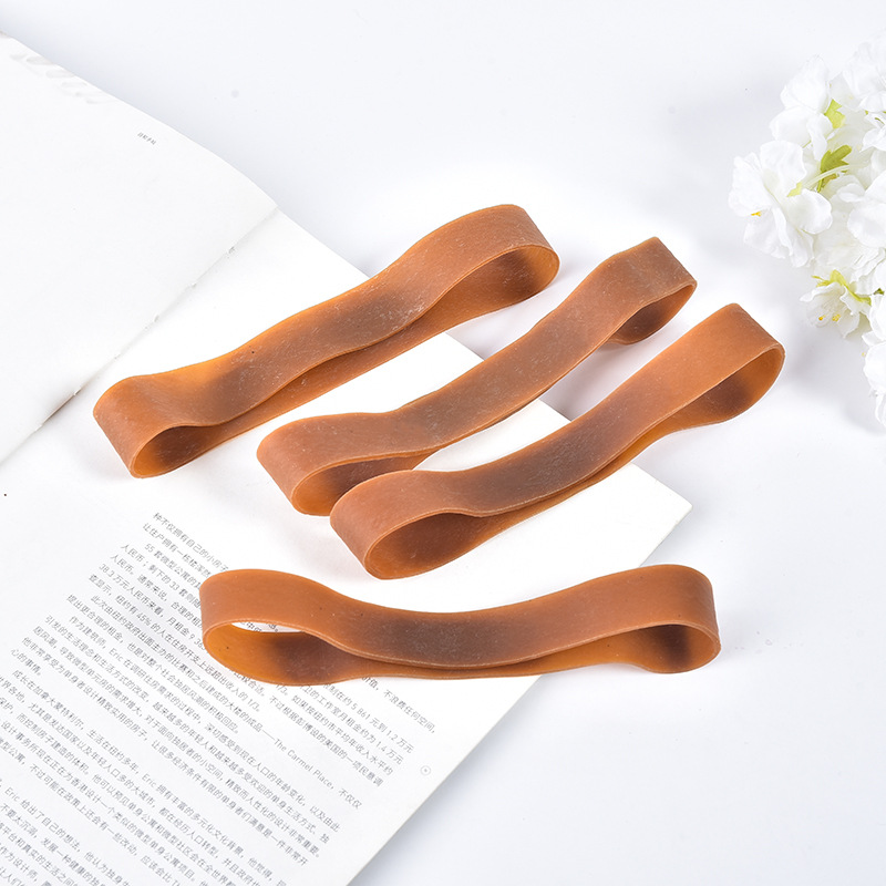 102x10橡皮筋越南高弹力牛皮筋加宽扁粗长橡皮圈加厚工业用橡皮筋