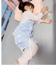 大薄棉婴儿睡袋睡觉露背防踢被儿童睡袋春夏季护肚宝宝0岁