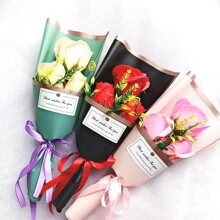 全国玫瑰康乃馨单支小花束鲜花速递同城北京上海广州送母亲节礼物