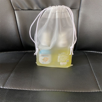 束口袋现货礼品抽绳袋半透明磨砂束口袋拉绳束口袋现货印logo批发